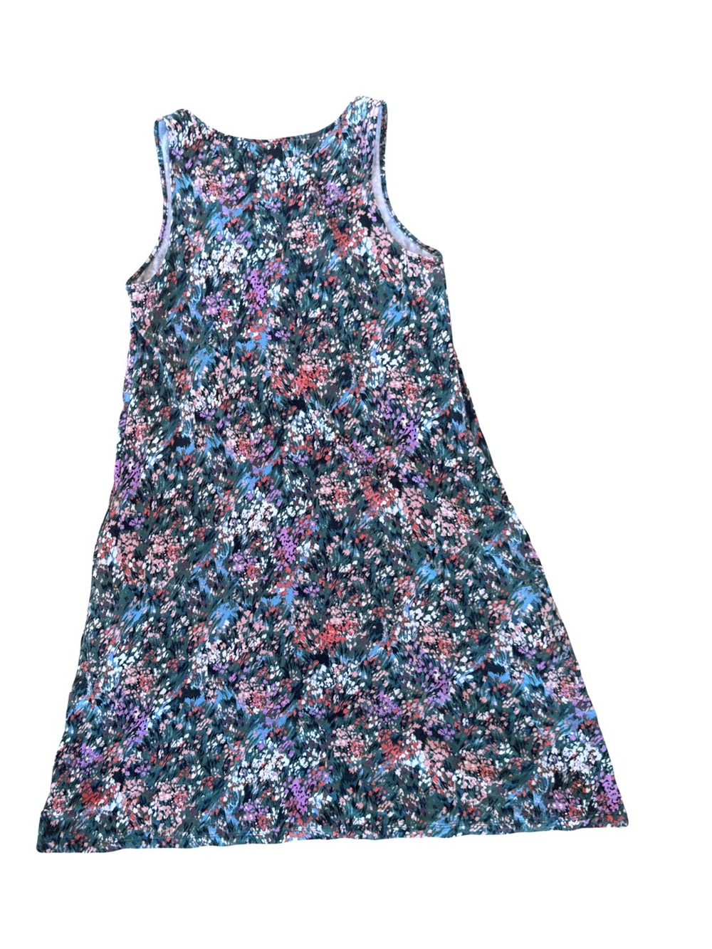Floral Tank Dress - Purple Multi S